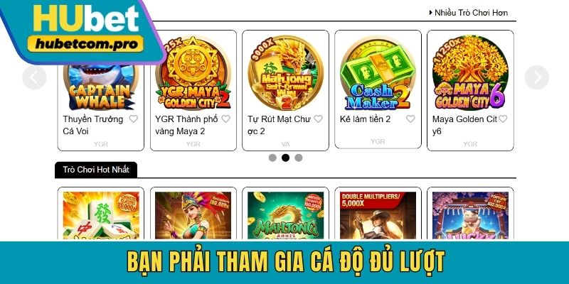 Khuyến Mãi Hoàn Trả Hubet Đến 3% Siêu Hấp Dẫn Cho Bạn 3 Bạn phải tham gia cá độ đủ lượt
